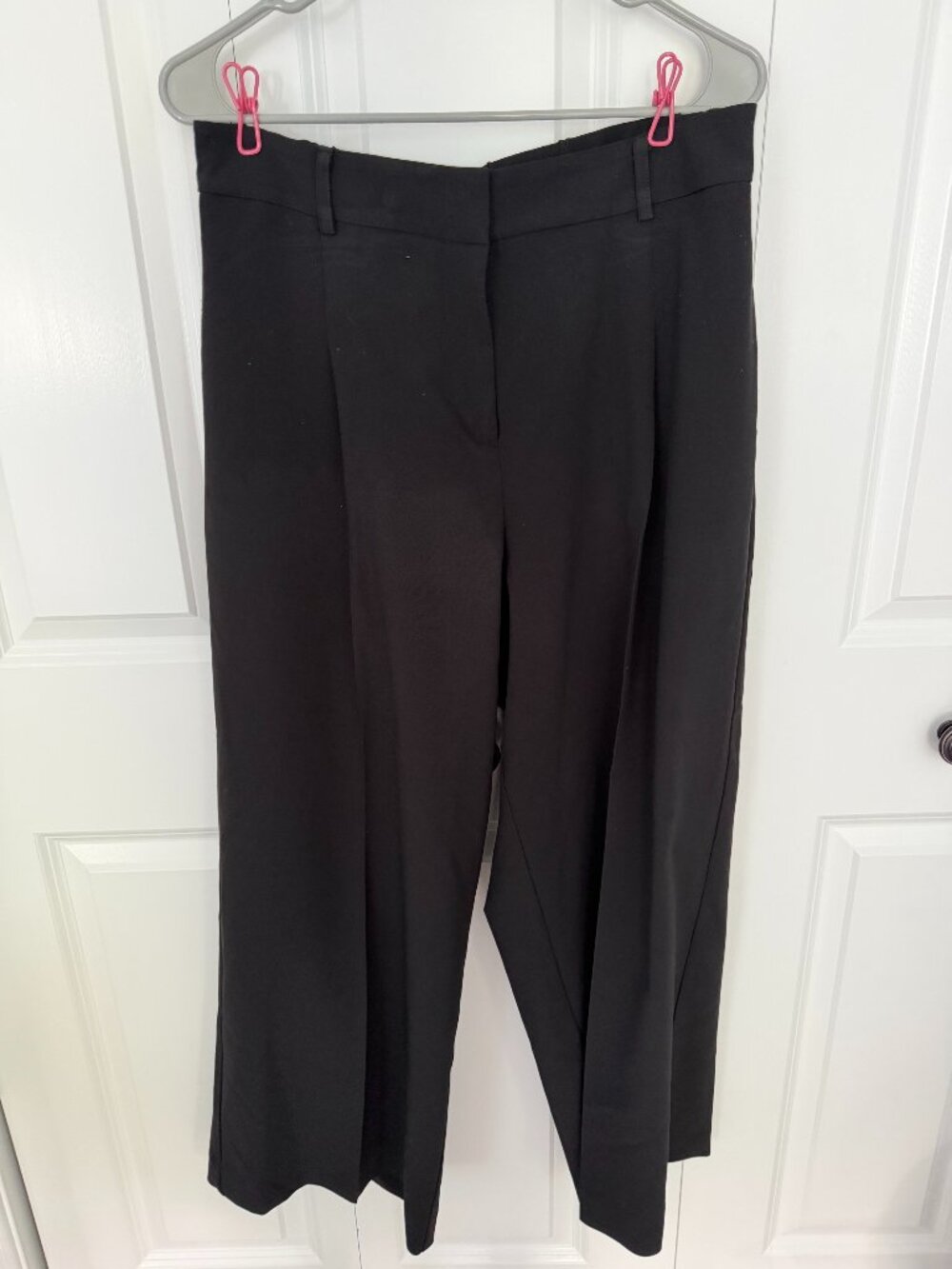 Evereve Women's Dress Pants - Black - Size Large - Elastic Waist